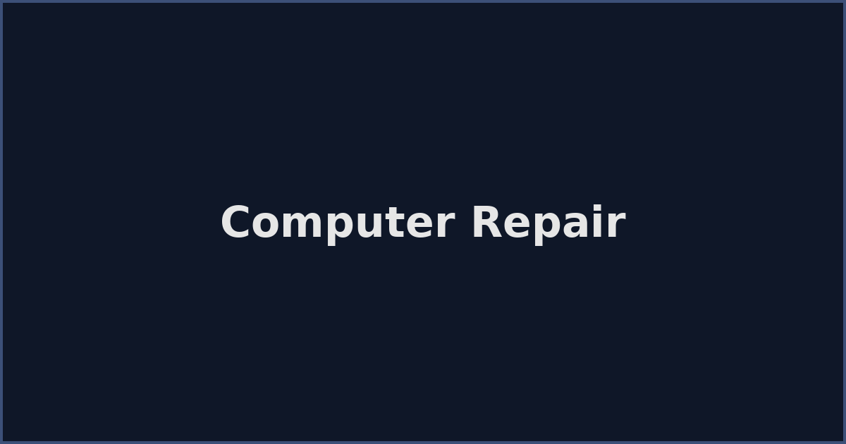 Computer Repair in Glendora — Computer Repair, PC Repair, Mac Repair